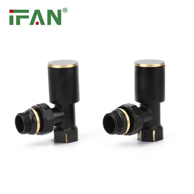 Baðherbergi svartur horn loki